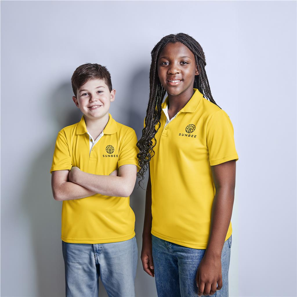 Kids Tournament Golf Shirt - WHITE / 14