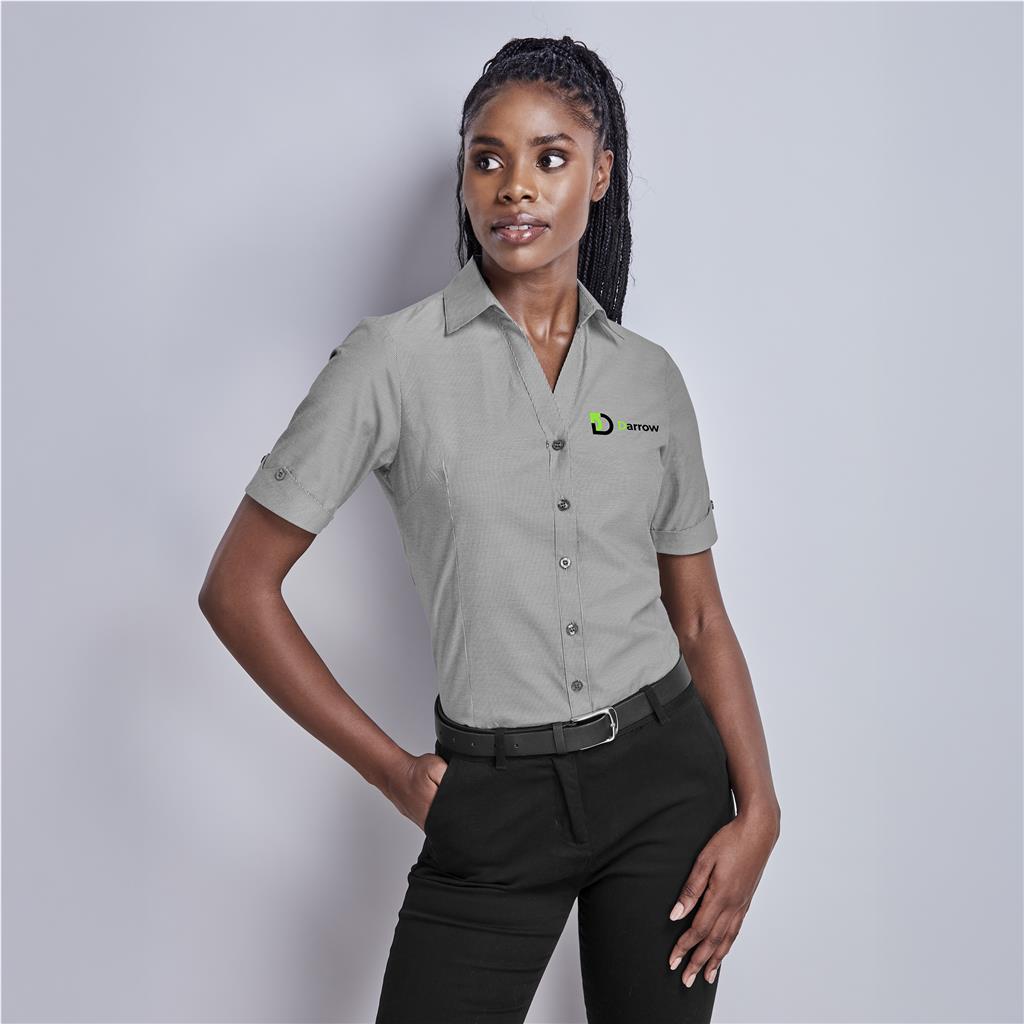 Ladies Short Sleeve Northampton Shirt - Black