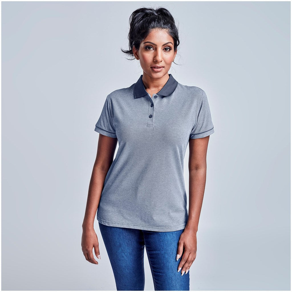 Ladies Verge Golf Shirt - Light Blue