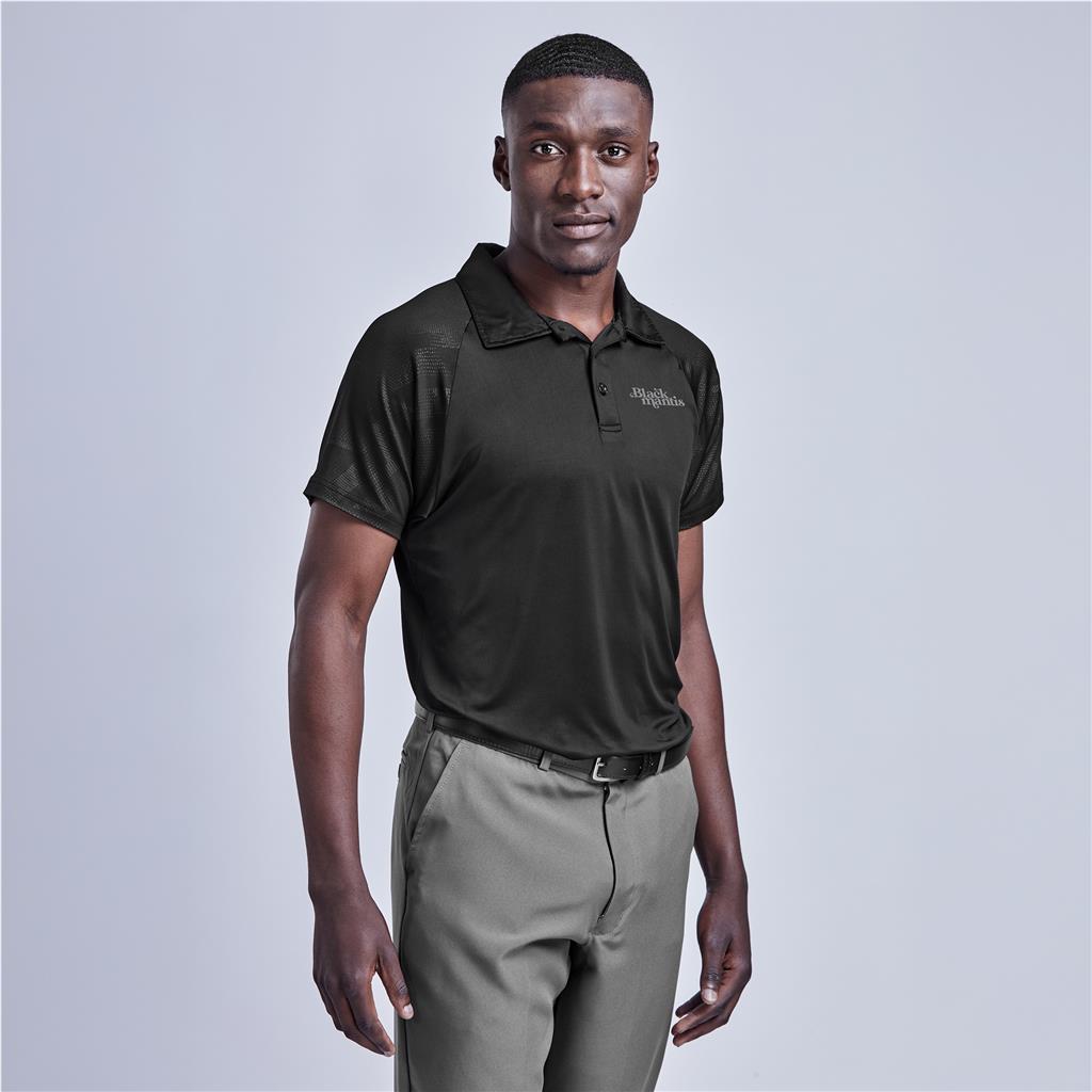 Mens Santorini Golf Shirt - Red