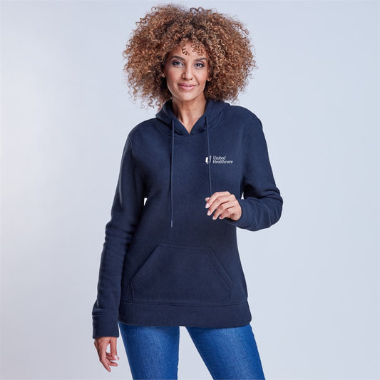 Ladies Dawson Polar Fleece Hooded Sweater - Black
