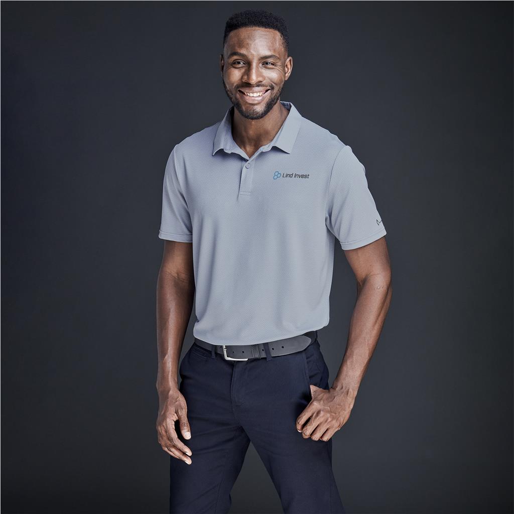 Mens Alex Varga Skylla Golf Shirt - WHITE / S