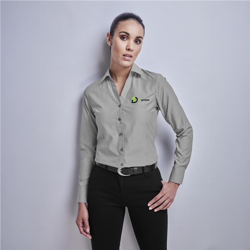 Ladies Long Sleeve Northampton Shirt - Black