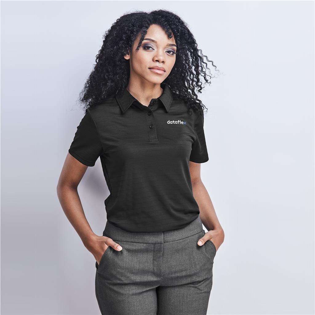 Ladies Riviera Golf Shirt - WHITE / L