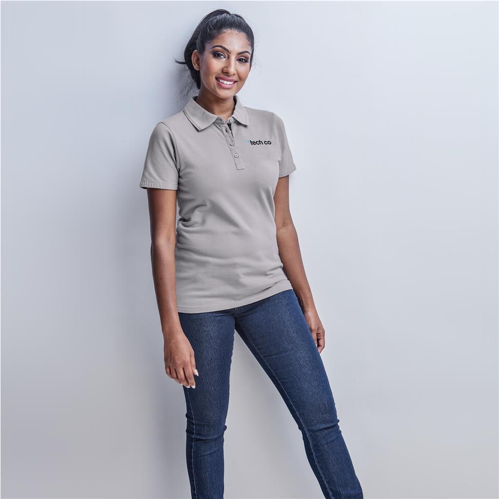 Ladies Hacker Golf Shirt - WHITE / S