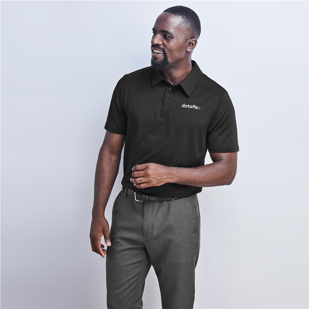Mens Riviera Golf Shirt - NAVY / S