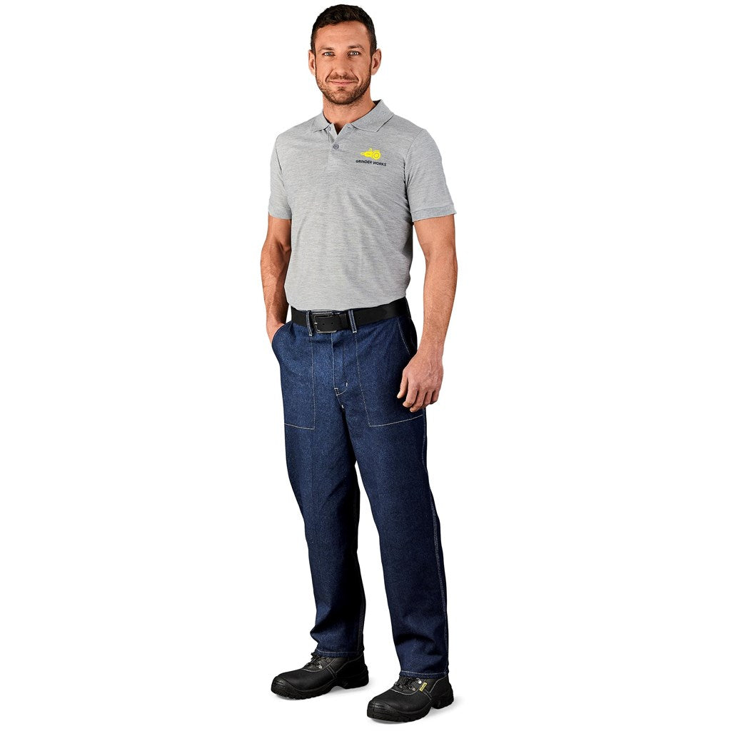 Cast Premium 100% Cotton Denim Pants - BLUE / 38