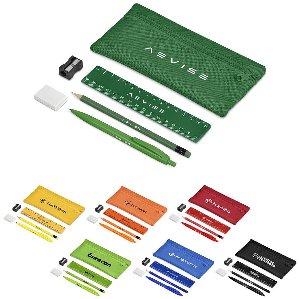 Altitude Central Stationery Set - Green