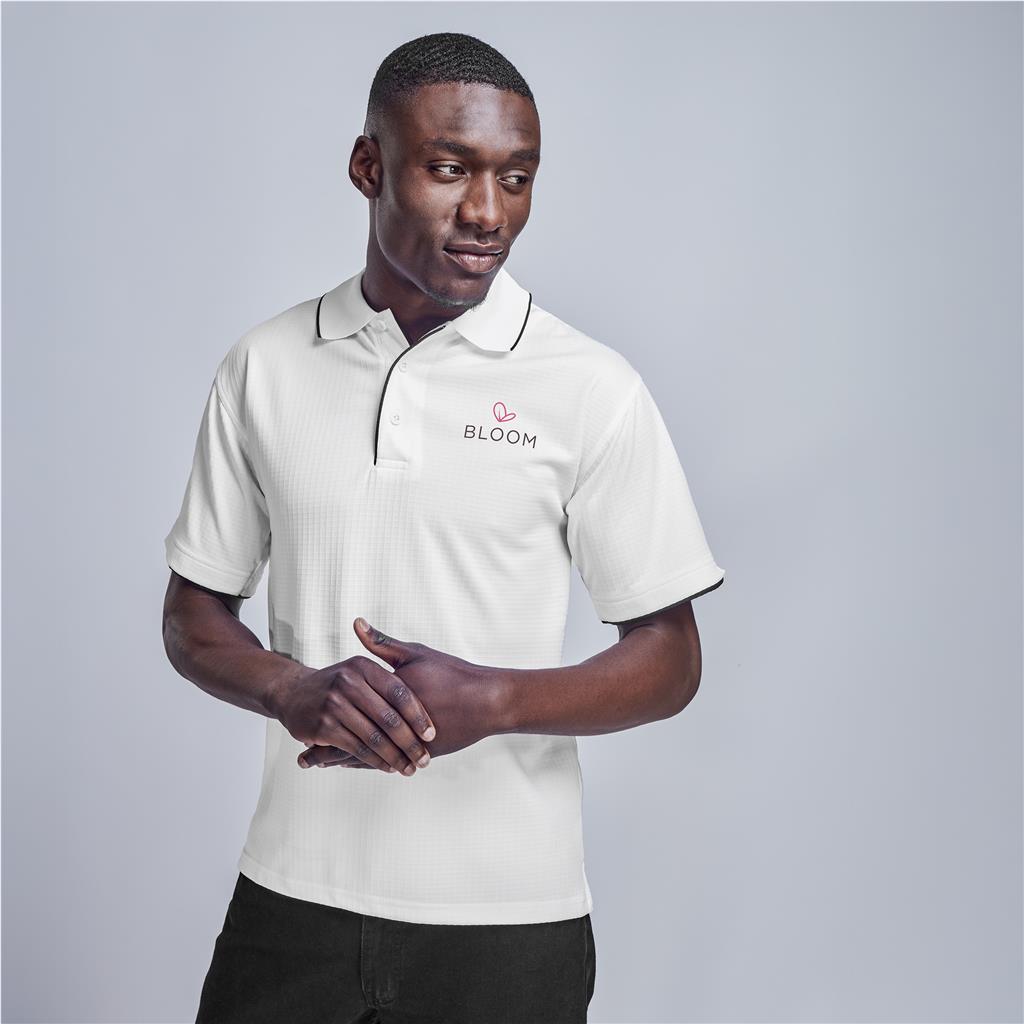 Mens Elite Golf Shirt - BLACK / 2XL