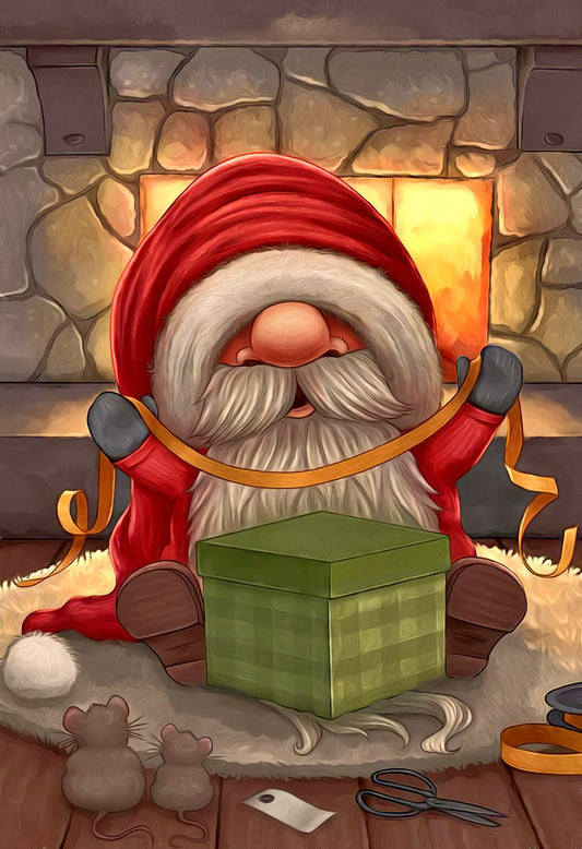 Diamond art Gnome wrapping 40 x 60cm