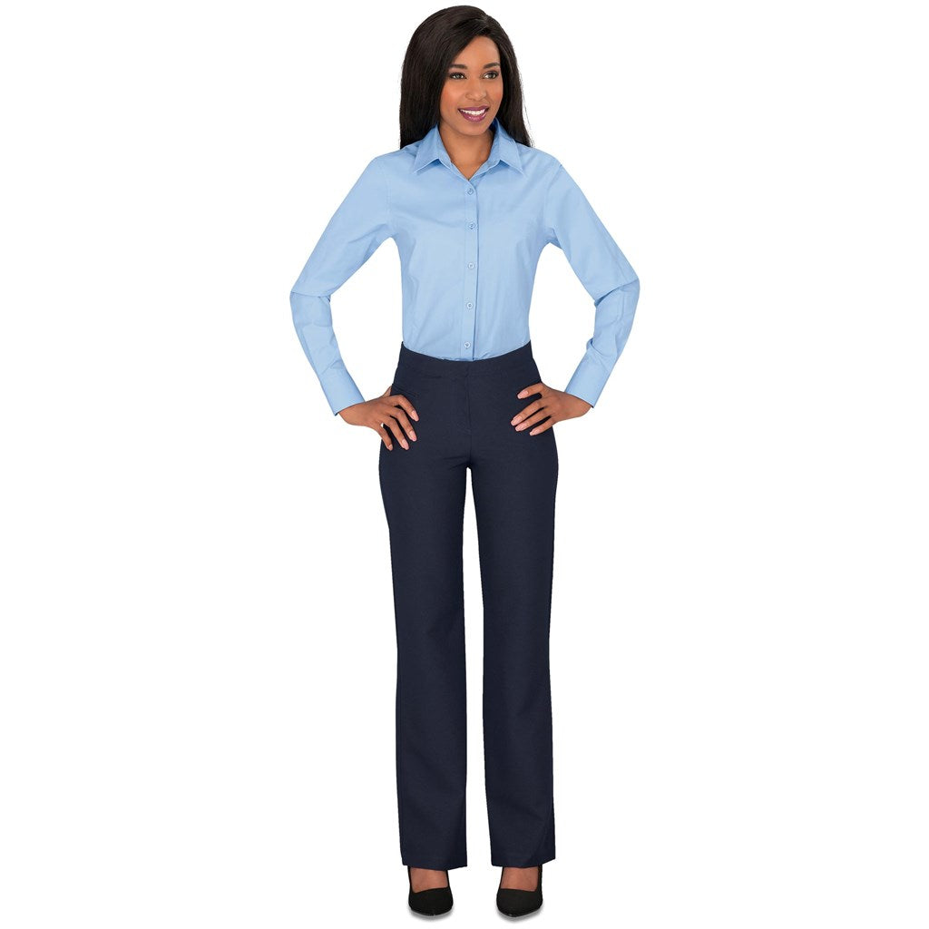 Ladies Long Sleeve Sycamore Shirt - BLUE / 2XL