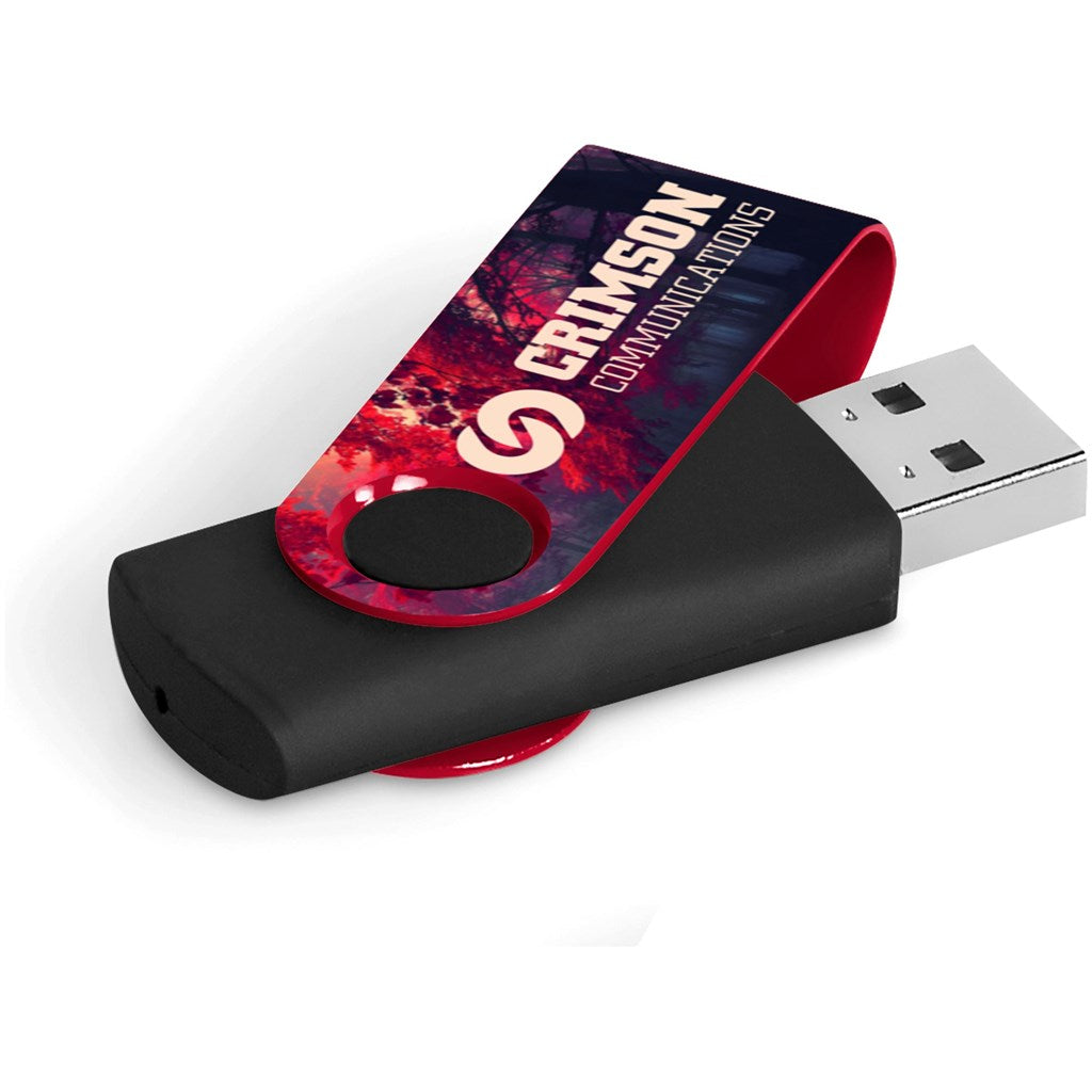 Axis Gyro Black Flash Drive - 4GB - Pink