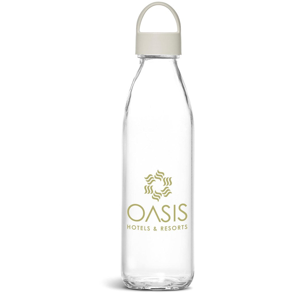 Kooshty Swing Glass Water Bottle - 650ml - Cream