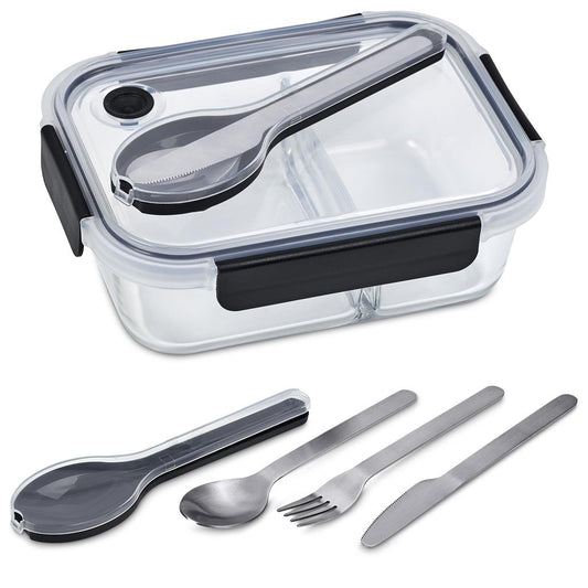 Serendipio Mealmate Lunch Box & Cutlery Set