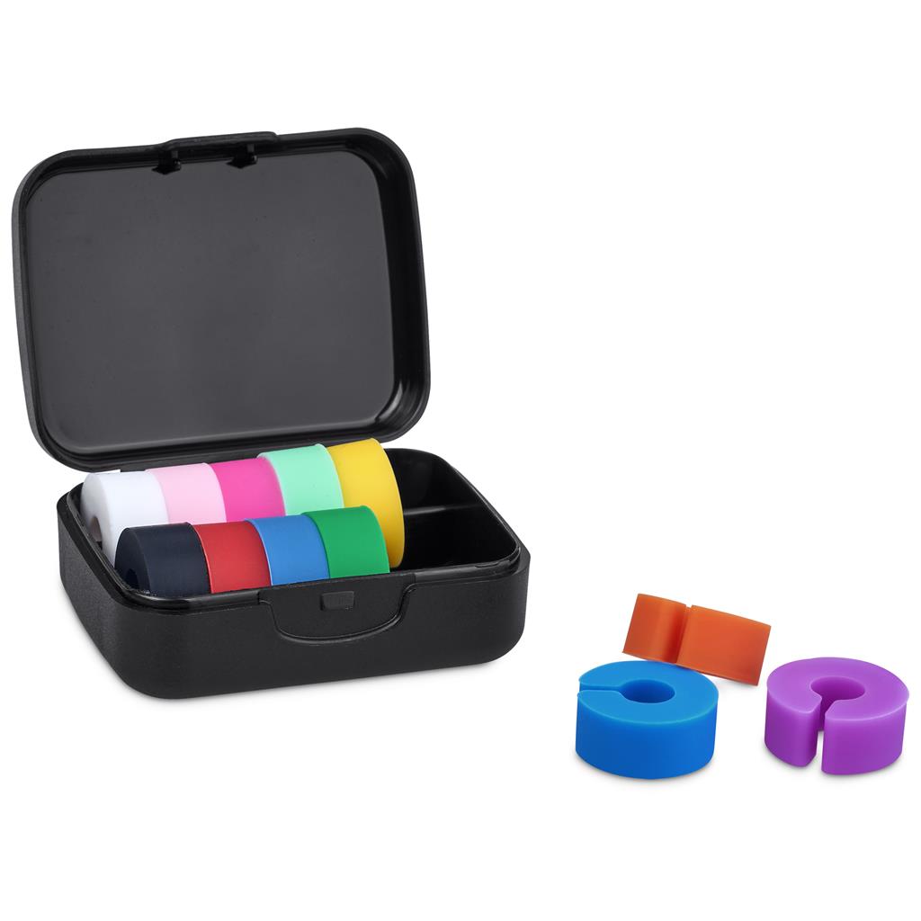 Altitude Clink Wine Glass Marker Rings Set