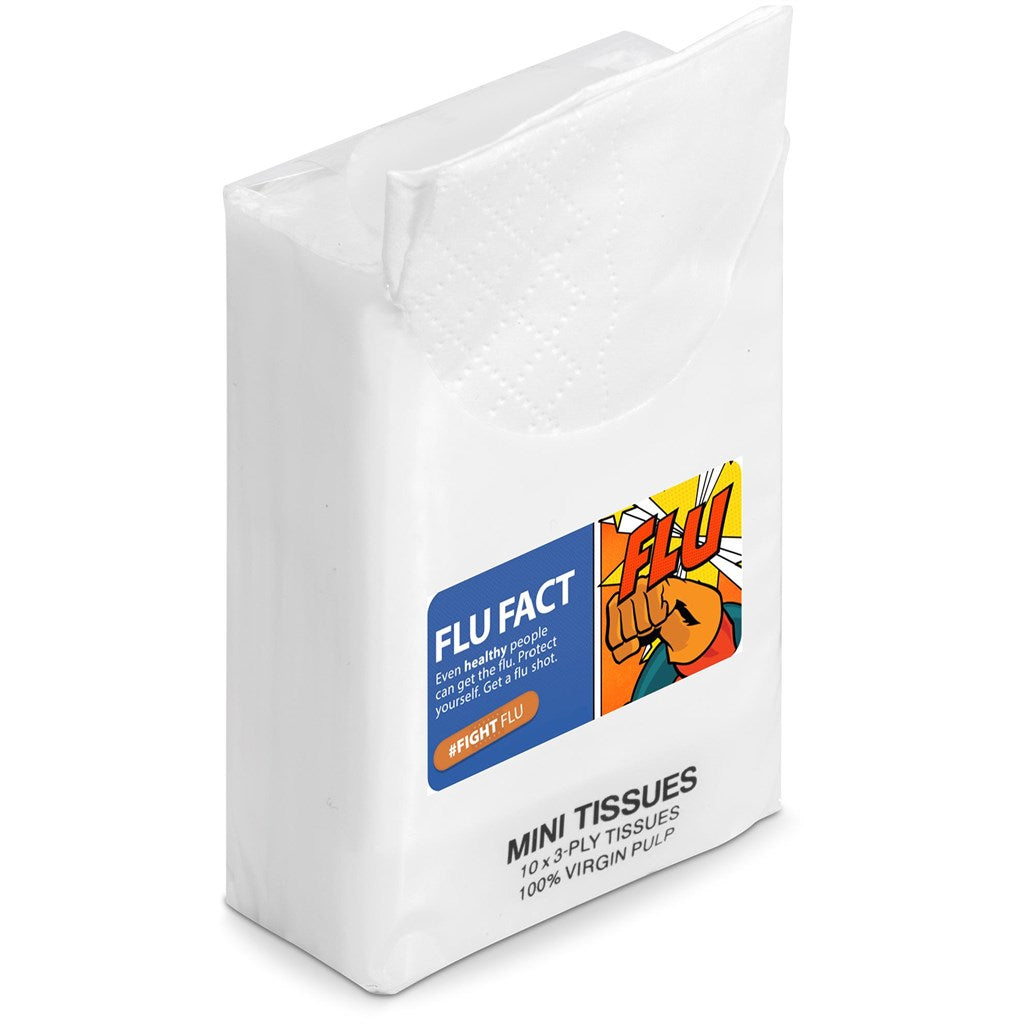Serenity Tissues - 10 sheets - SOLID WHITE