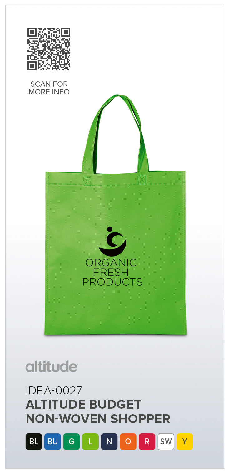 Altitude Budget Non-Woven Shopper