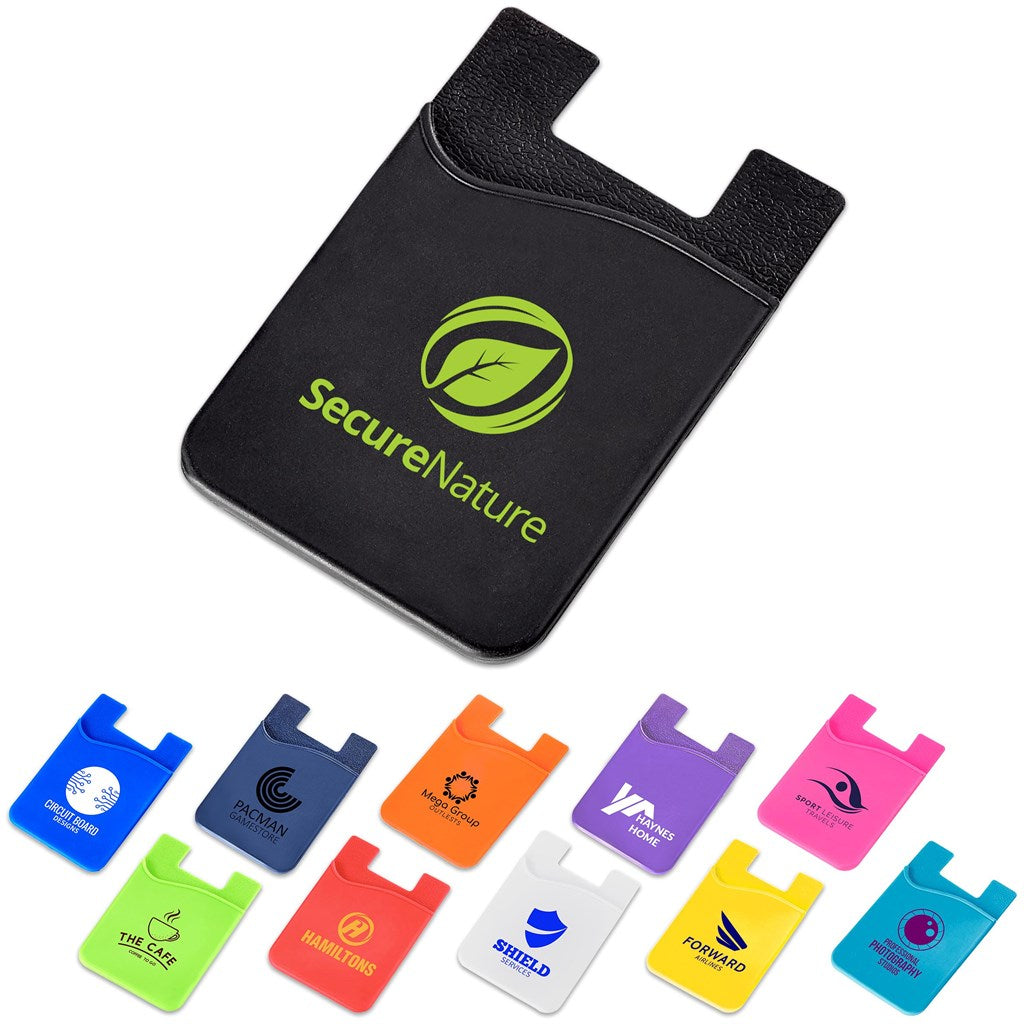 Altitude Razzle Dazzle Phone Card Holder - BLACK