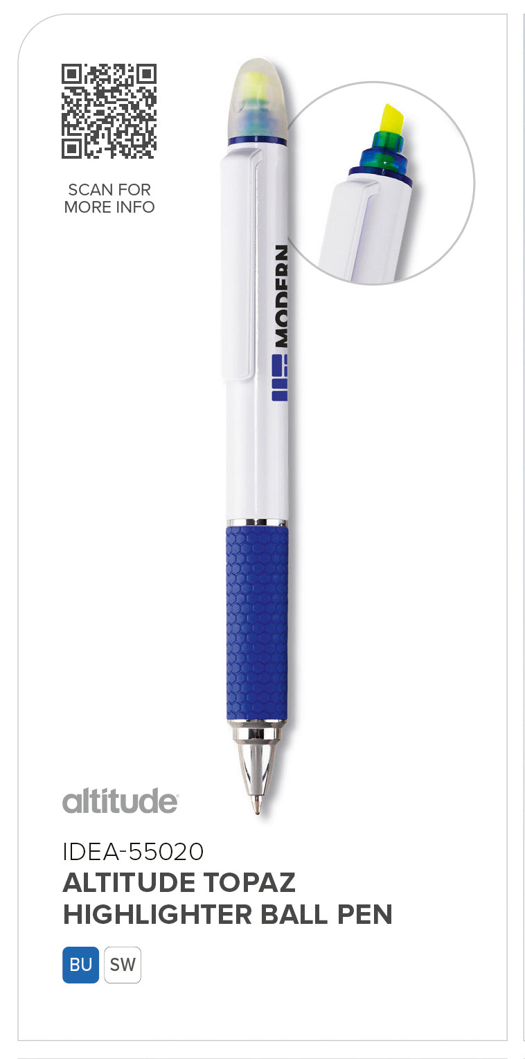 Altitude Topaz Highlighter Ball Pen