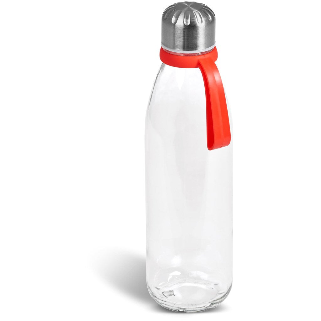 Kooshty Loopy Glass Water Bottle - 650ml - ORANGE