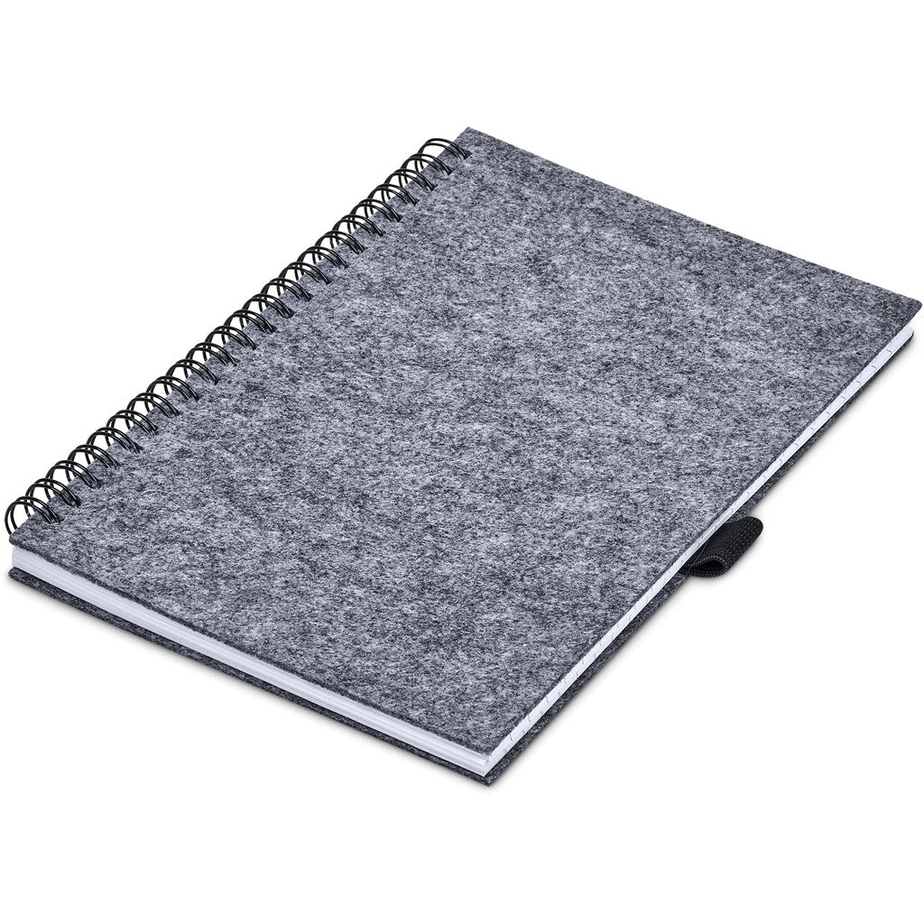 Okiyo Fuji RPET Felt A5 Spiral Notebook