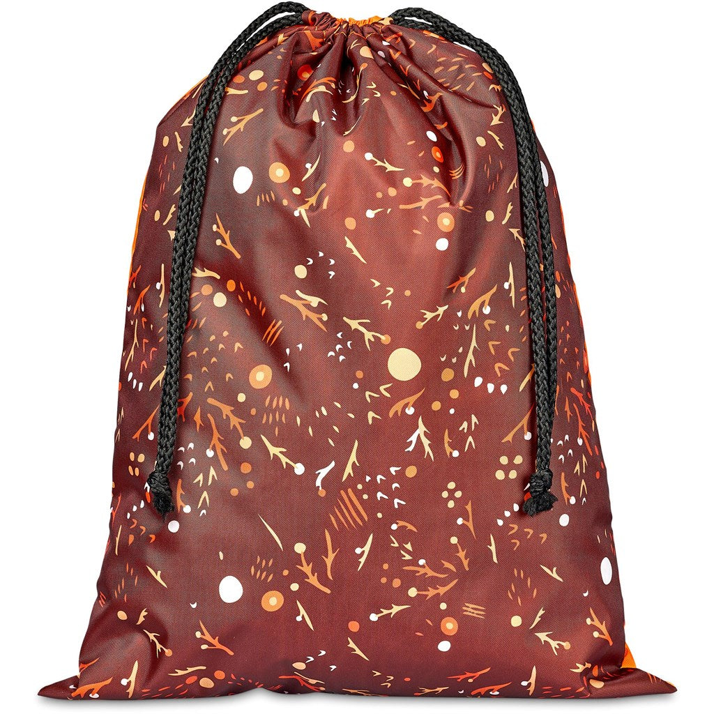 Drawstring Sample Pre-Printed Sample Hoppla Benguela Jumbo Polyester Drawstring Pouch ...