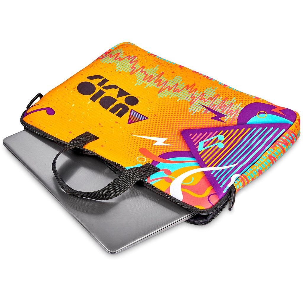 Pre-Printed Sample Hoppla Neoprene 15.6-inch Nimbus Laptop Sleeve