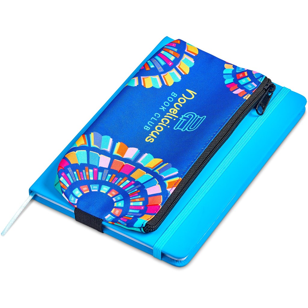 Pre-Printed Sample Hoppla Scribbler Polyester Large Pencil Case To Fit An A5 Notebook