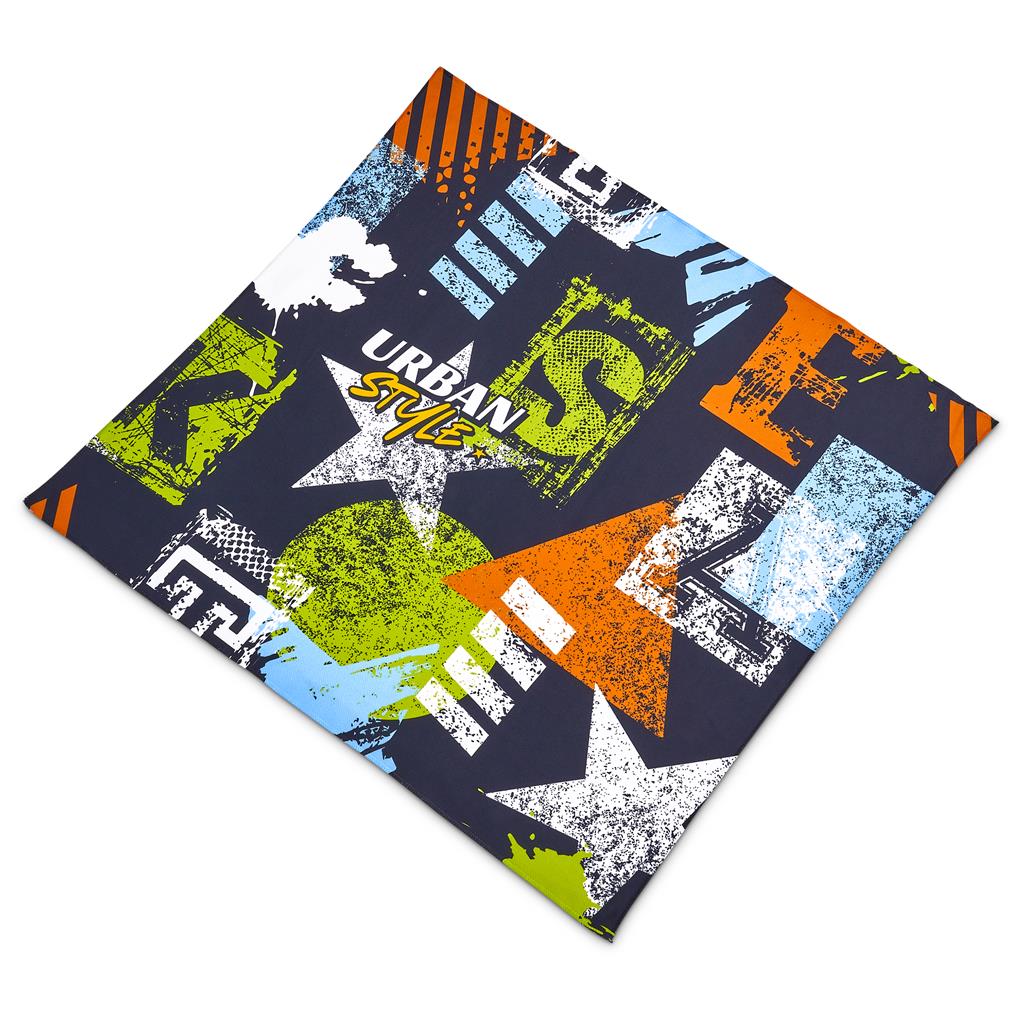 Pre-Printed Sample Hoppla Nurva Polyester Bandana