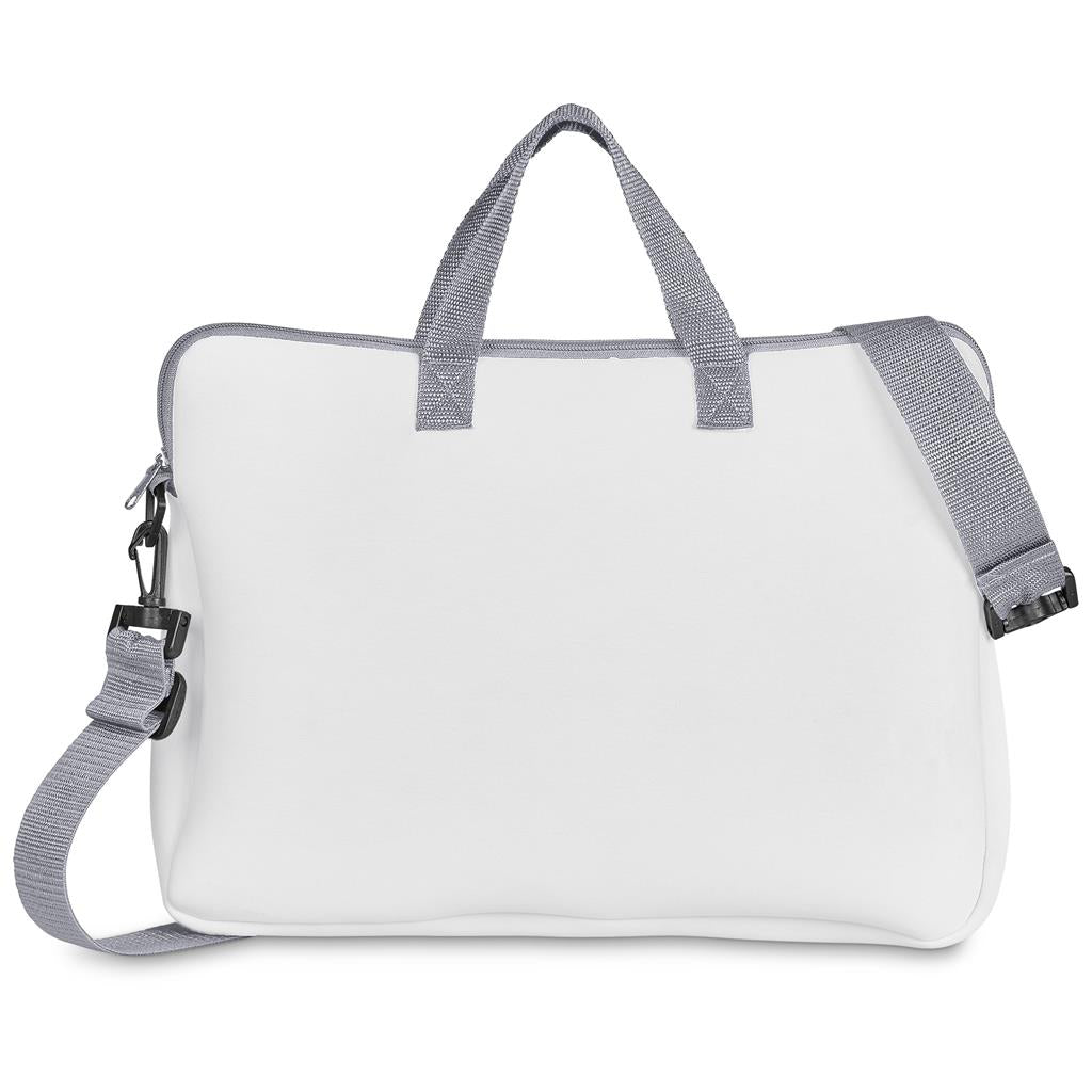 Pre-Production Sample Hoppla Nimbus Neoprene Laptop Sleeve with Handles & Shoulder Strap – 15 -16 in