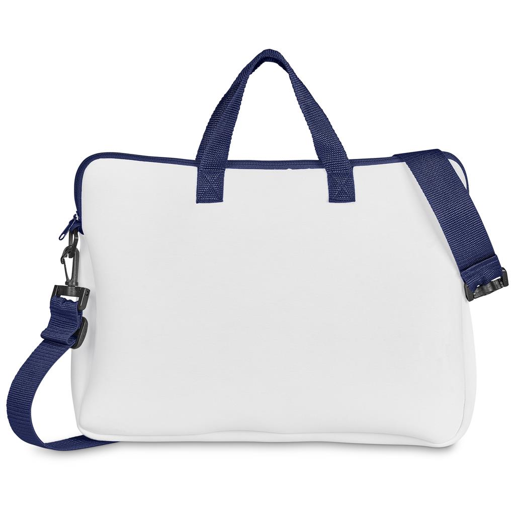 Pre-Production Sample Hoppla Nimbus Neoprene Laptop Sleeve with Handles & Shoulder Strap – 15 -16 in