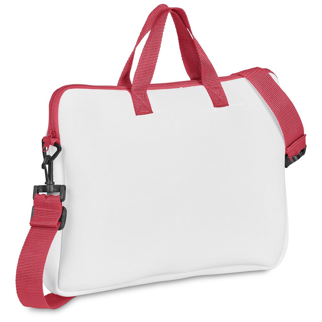 Pre-Production Sample Hoppla Nimbus Neoprene Laptop Sleeve with Handles & Shoulder Strap – 15 -16 in