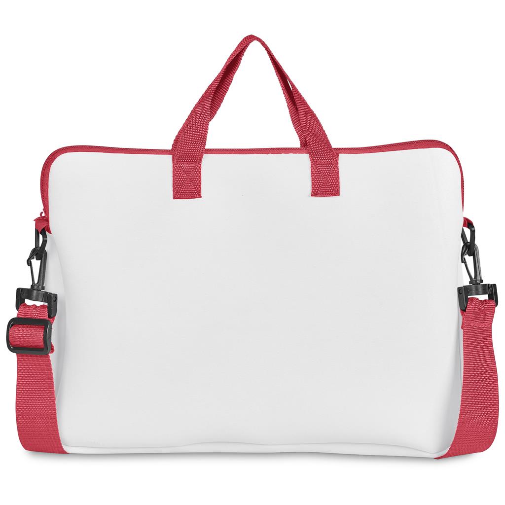 Pre-Production Sample Hoppla Nimbus Neoprene Laptop Sleeve with Handles & Shoulder Strap – 15 -16 in