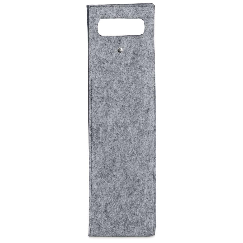 Pre-Production Sample Hoppla Velto RPET Felt Single Wine Carrier