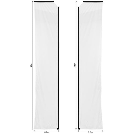 Legend 4m Sublimated Telescopic Double-Sided Flying Banner Skin (Excludes Hardware)