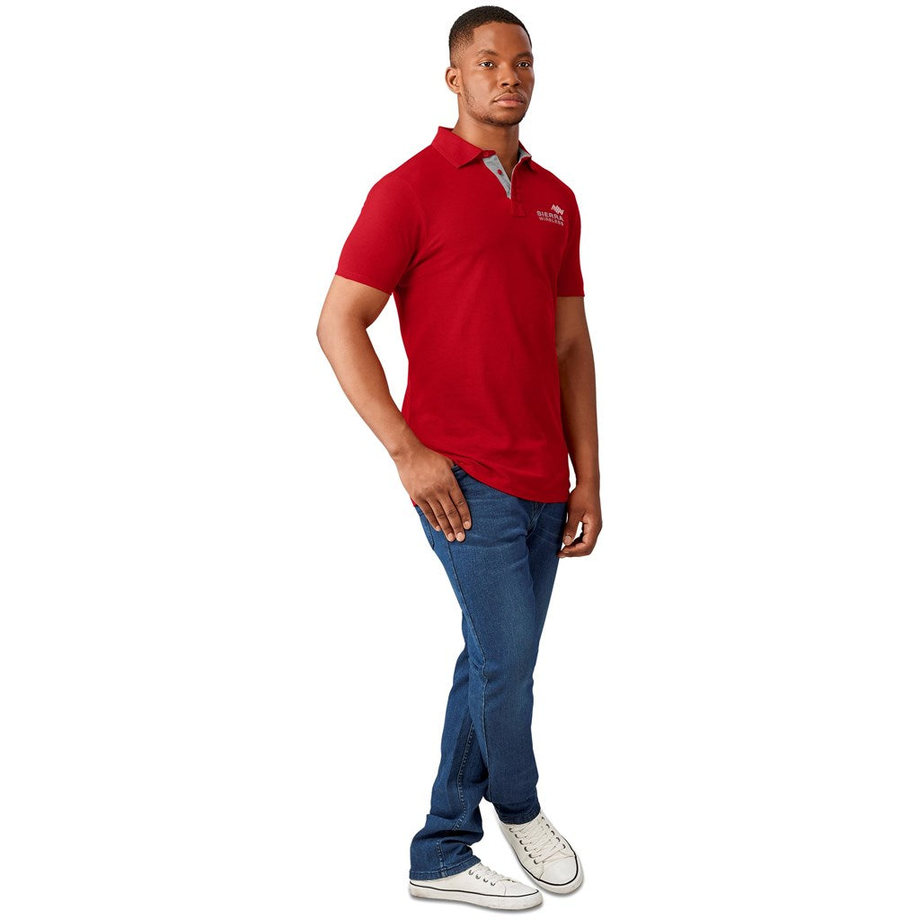 Mens Hacker Golf Shirt - NAVY / XL