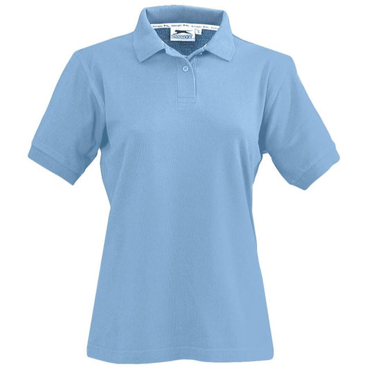 Ladies Crest Golf Shirt - BLUE / 2XL
