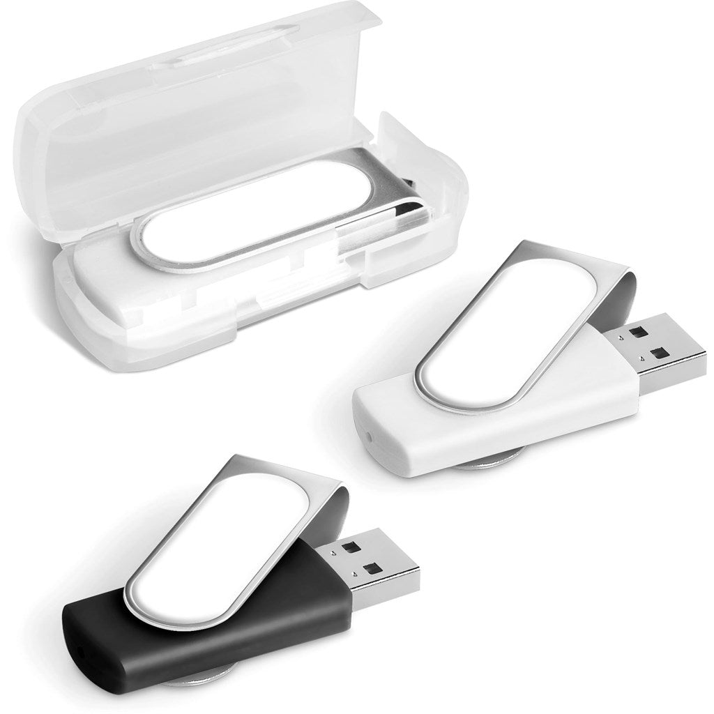 Axis Dome Flash Drive - 16GB - Solid White