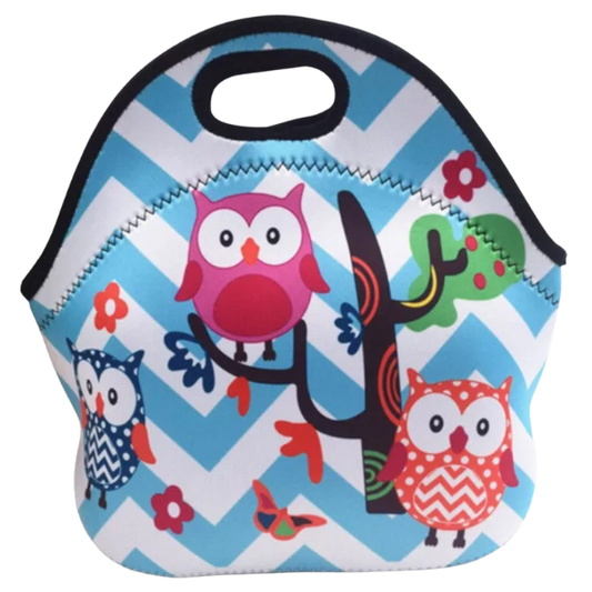 Kiddies Lunch Bag Owls on a Tree