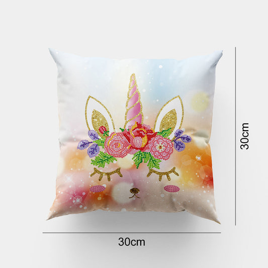 Unicorn Pillowcase - Diamond Dot art