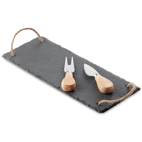 Slate Cheeseboard Set