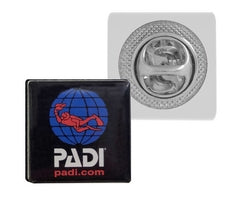 Lapel Badge Pin Clip - STD Size (30mm x 30mm)