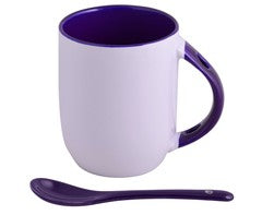 Sublimation Whirl Mug & Spoon