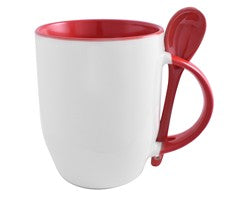 Sublimation Whirl Mug & Spoon