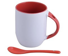 Sublimation Whirl Mug & Spoon