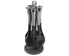 6-Piece Kitchen Utensils & Rotating Stand