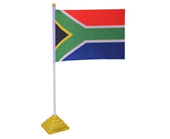 SA Flag & Stand