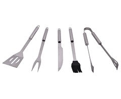 5-Piece Stainless Steel Braai Set