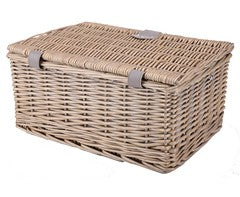 2-Person Wicker Picnic Basket