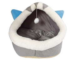 Cat Plush Bed - Blue Ears